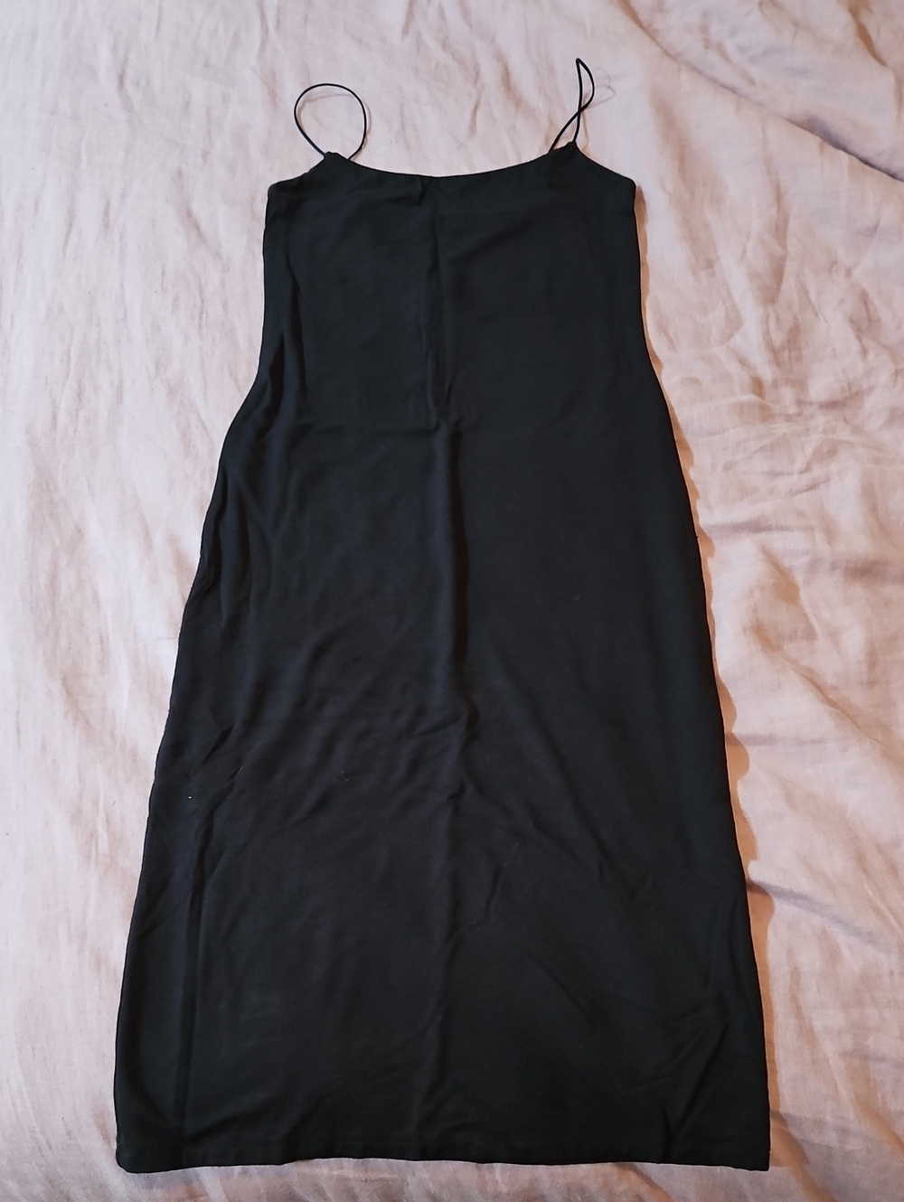 Aritzia Wilfred Free Spaghetti Strap Bodycon Midi Dress